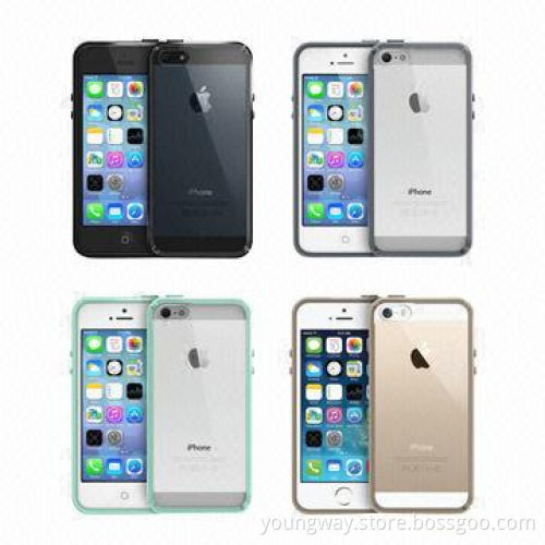 Apple iPhone 5/5S Case, Bumper + Anti Scratch Clear Back Premium Hybrid Case